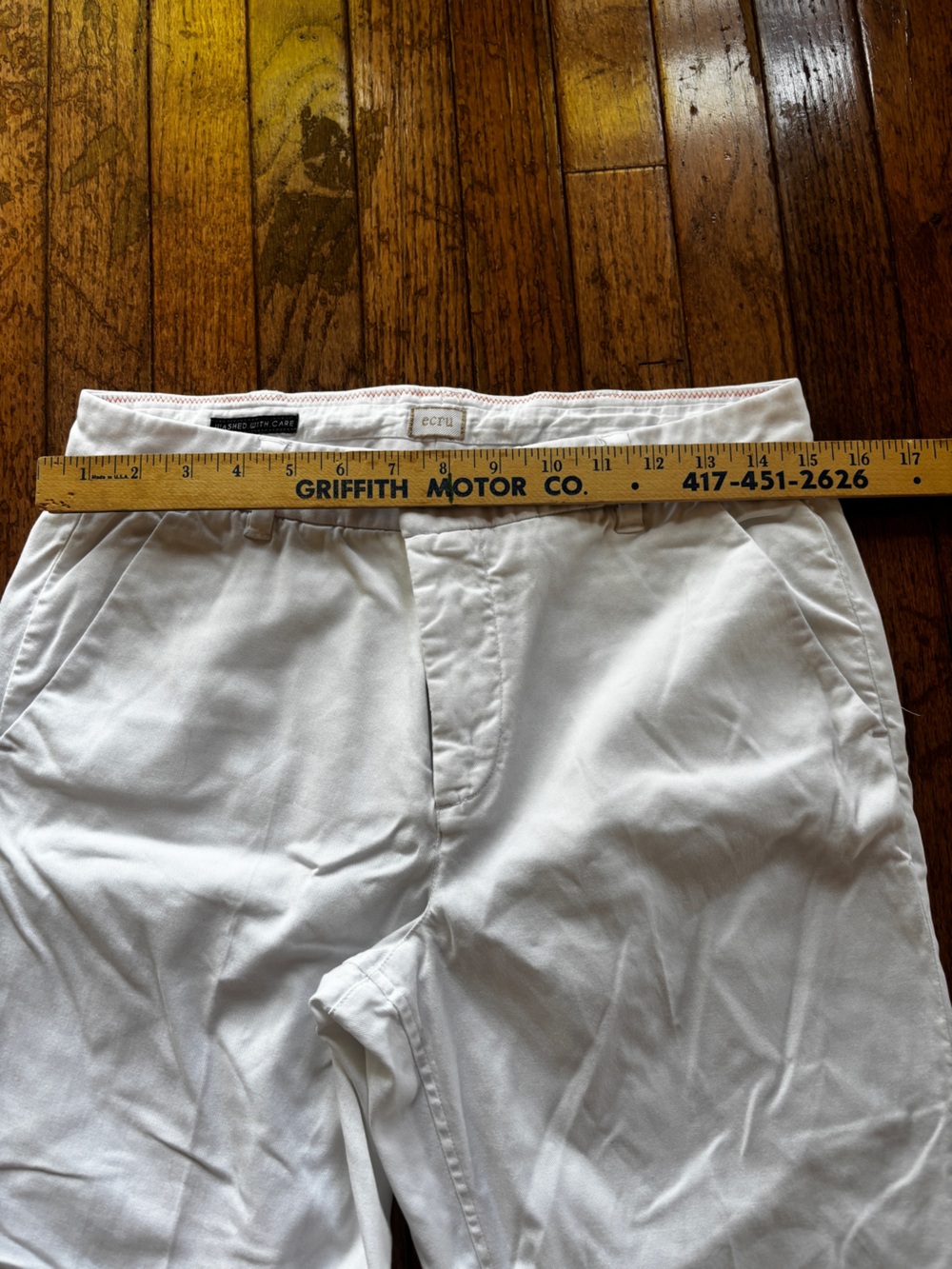 Womens Ecru white pants size 8 - Picture 5 of 10